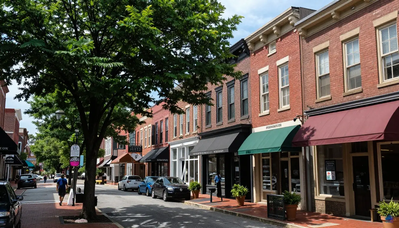 Ellicott City CDP skyline