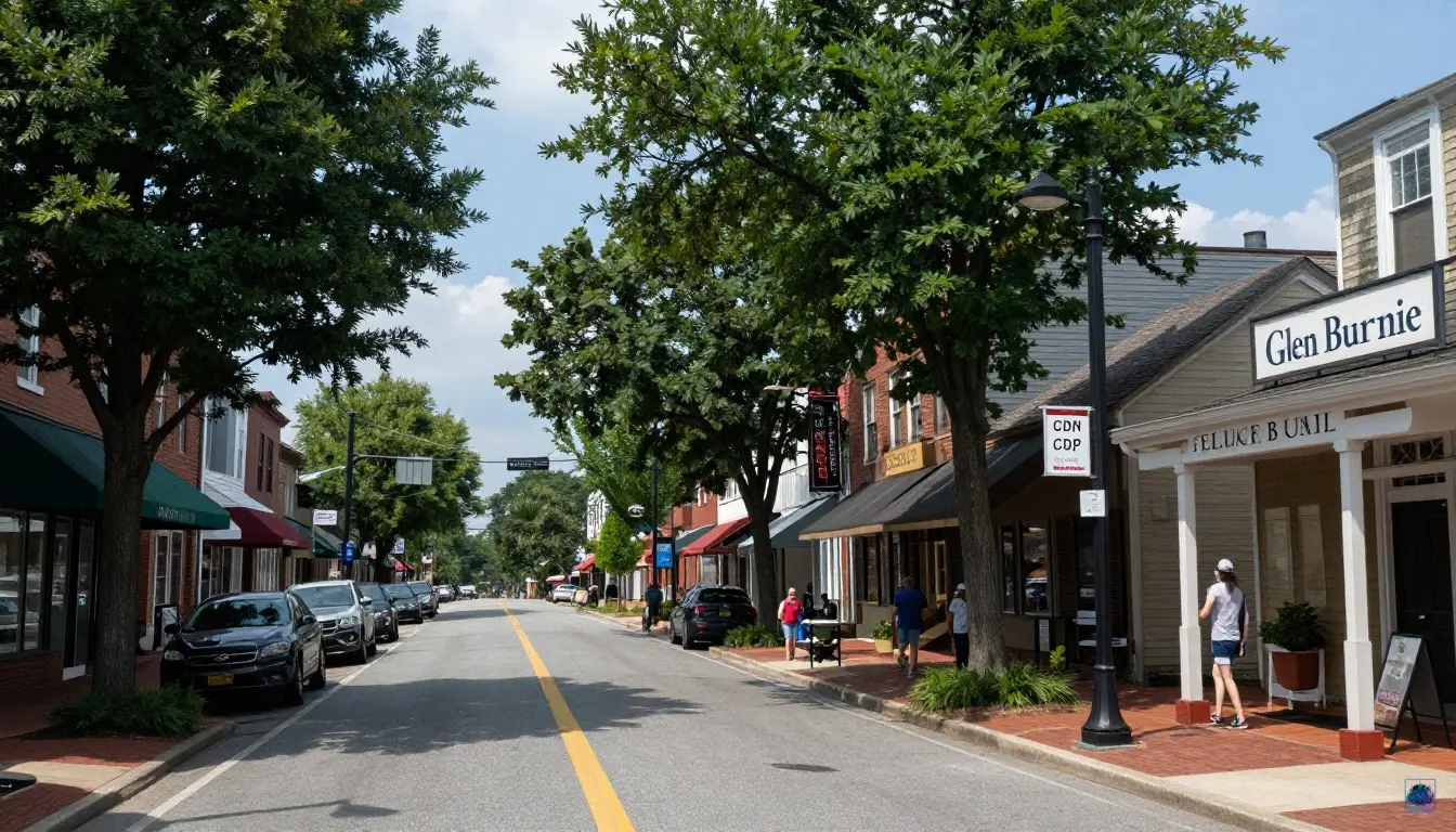 Glen Burnie CDP skyline